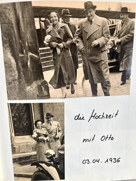 Die Hochzeit mit Otto — Aufnahme aus dem Familienalbum