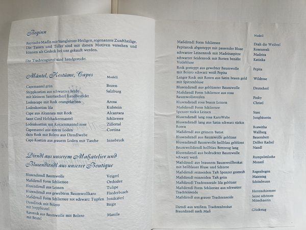 Musik und Programm — Aufnahme aus dem Familienalbum