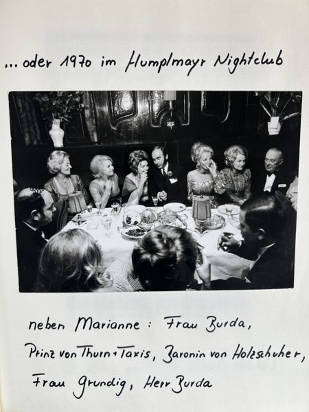 Eine gesellige Nacht — Aufnahme aus dem Familienalbum