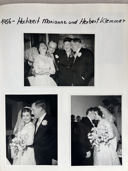 Die Hochzeit von Marianne — Aufnahme aus dem Familienalbum